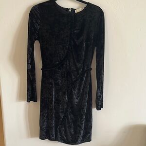 Michael Kors Black Sheath Dress Long Sleeve size M